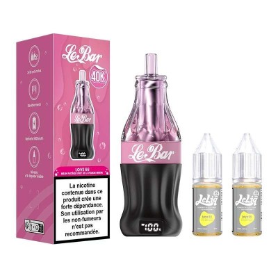 Puff Le Bar 40K Love 66 Lost Vape - 40000 bouffées rechargeable