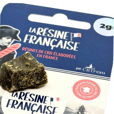 Résine CBD 2g 80% 3x Filtré - La Résine Française | Kana Pharma