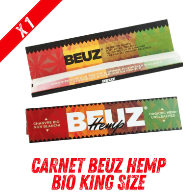 Carnet Beuz Hemp Bio King Size 32 feuilles | Chanvre bio français