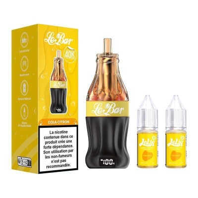 Puff Le Bar 40K Lemon Cola - 40000 Bouffées Rechargeable | Kana Pharma
