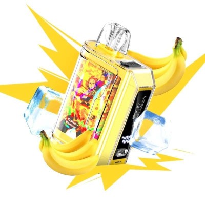 Puff Le Bar 45K Fraise Banane Lost Vape - 32ml Rechargeable | Kana Pharma