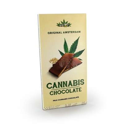 Chocolat au Lait Graines de Chanvre 10% HAZE | Sans THC 80g | Kana Pharma