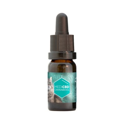 Huile CBD 5% Chat Full Spectrum MediCBD | Bien-être félin naturel