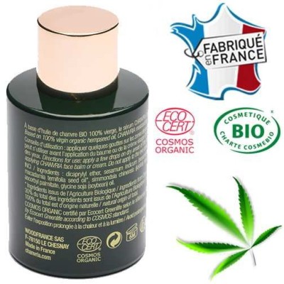 Sérum Huile Chanvre Bio CHANVRIA 30ml | Hydratant Naturel ECOCERT | Kana Pharma