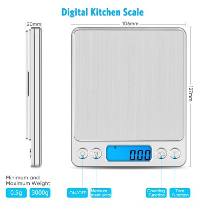 Balance de Précision CBD 0,01g à 500g | Écran Digital | Kana Pharma