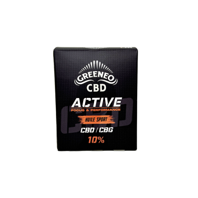Huile CBD CBG 10% Sport GREENEO | Récupération Sportive | Kana Pharma