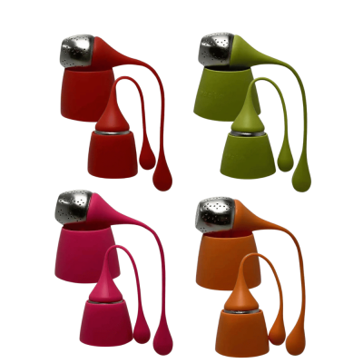 Infuseur à Thé Silicone Acier Inoxydable | 4 Coloris | Kana Pharma