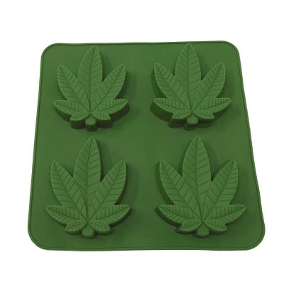 Moule Silicone 4 Compartiments Vert | Qualité Alimentaire | Kana Pharma