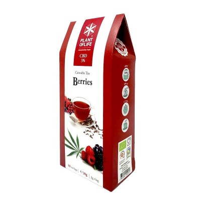 Tisane CBD Bio Fruits Rouges 3% - Plant of Life | Kana Pharma