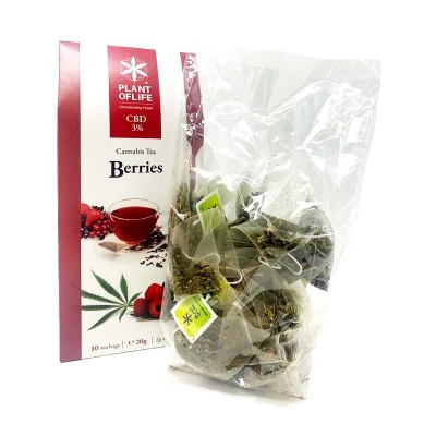 Tisane CBD Bio Fruits Rouges 3% - Plant of Life | Kana Pharma