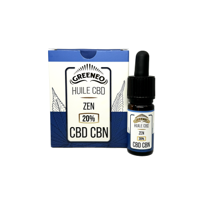 Huile CBD CBN 20% Zen GREENEO | Relaxation Naturelle | Kana Pharma