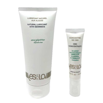 Lubrifiant Algues & Concentré CBD Bio | YES FOR LOV - Kana Pharma