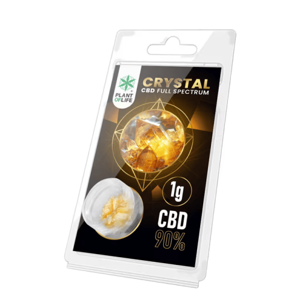 Cristaux CBD 90% full spectrum 1g | PLANT OF LIFE