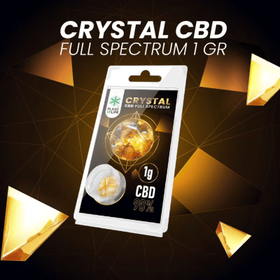 Cristaux CBD 90% Full Spectrum 1g Plant of Life - Extraction CO2 Pure