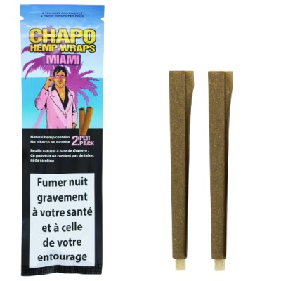 Blunt Chanvre Miami CHAPO - Saveur Mangue Sans Tabac | Kana Pharma