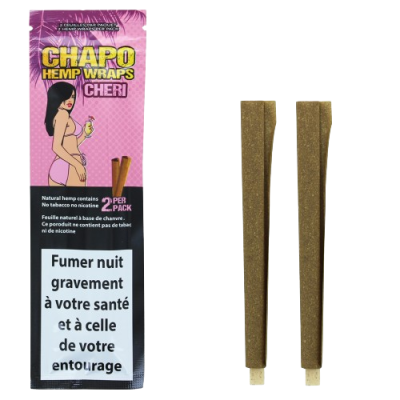 Blunt Chanvre Cheri CHAPO ✓ Saveur Cerise ✓ Sans THC Tabac Nicotine
