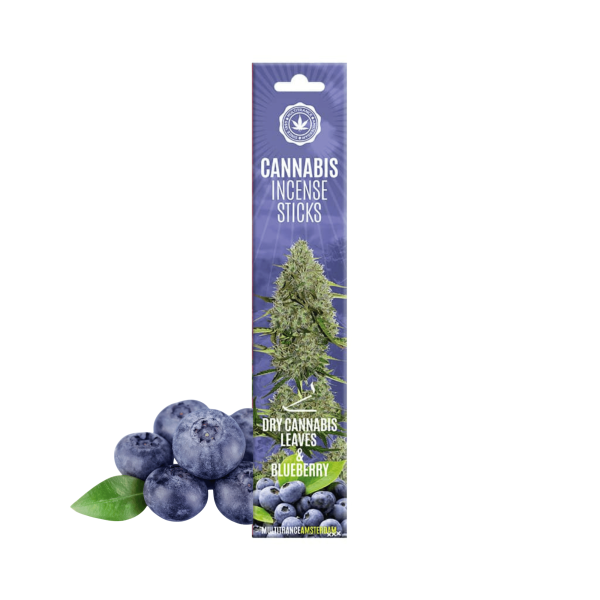 Encens Cannabis Dry Cannabis & Blueberry - 15 bâtonnets