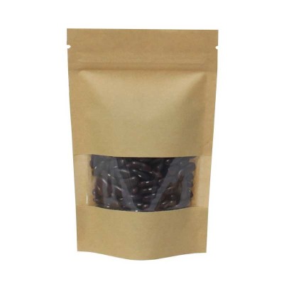 Pochette kraft fenêtre 17x11x7cm - Lot 100 pcs | Kana Pharma