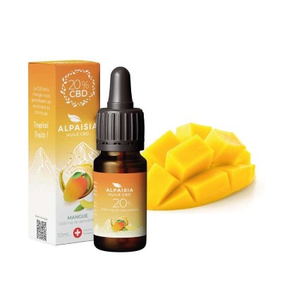 Huile CBD 20% Mangue Broad Spectrum ALPAISIA | Production Française
