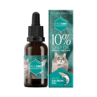 Huile CBD 10% Chat MEDICBD 30ml | Huile Saumon | Kana Pharma
