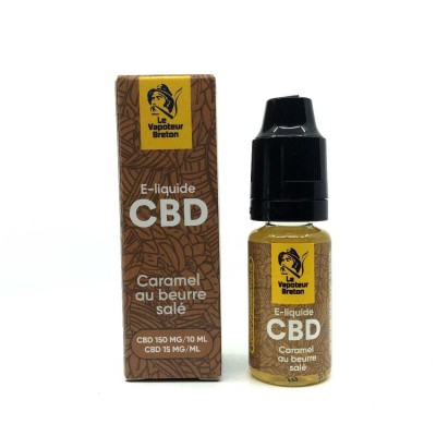 E-liquide CBD Caramel Beurre Salé 150mg | Le Vapoteur Breton | Kana Pharma