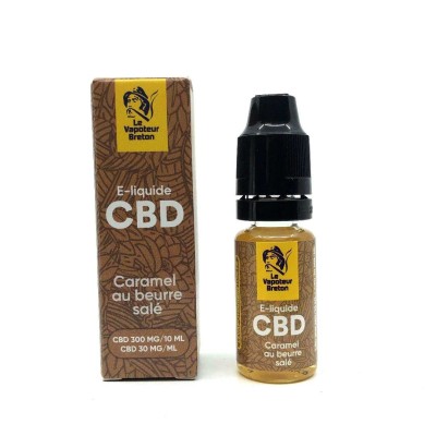 E-liquide CBD Caramel Beurre Salé 300mg - Le Vapoteur Breton | Kana Pharma