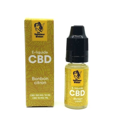 E-liquide CBD Bonbon Citron 150mg - Le Vapoteur Breton | Kana Pharma