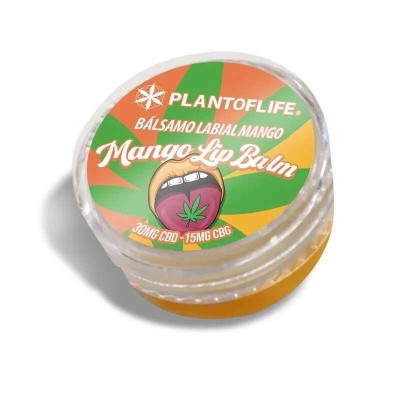 Baume Lèvres CBD CBG Mangue Plant of Life | Hydratation Naturelle