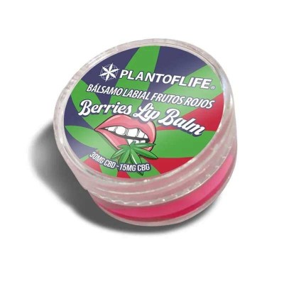 Baume lèvres CBD & CBG fruits rouges Plant of Life - 30mg CBD 15mg CBG