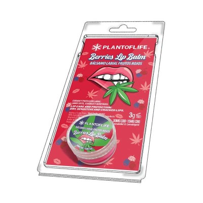 Baume lèvres CBD & CBG fruits rouges Plant of Life - 30mg CBD 15mg CBG