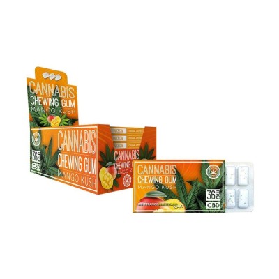 Chewing-gum CBD Mangue Multitrance 36mg - Boîte 24 Paquets | Kana Pharma