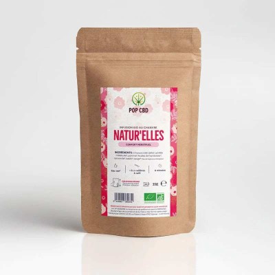 Tisane CBD Bio Natur'elles 35g | Infusion Chanvre Menstruations | Kana Pharma