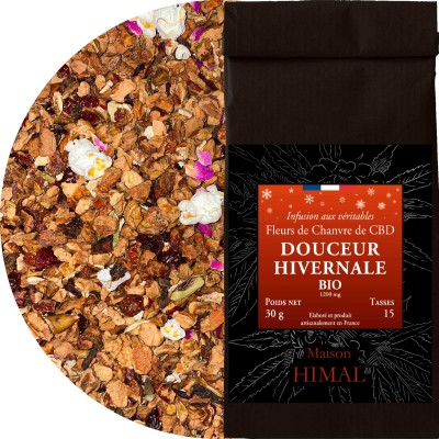 Tisane CBD Bio Douceur Hivernale 7% - 30g Vrac | Kana Pharma