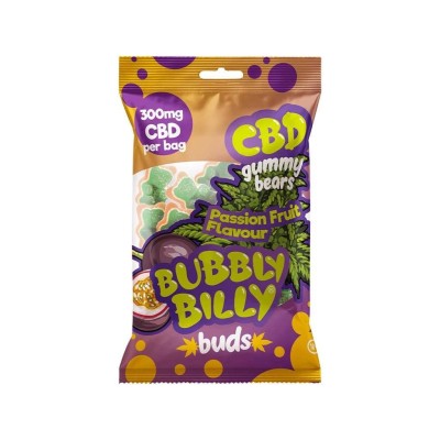 Bonbon CBD Fruit de la Passion BUBBLY BILLY 300mg - Sans THC
