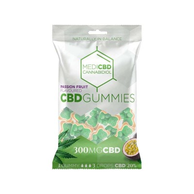 Bonbon CBD Fruit de la Passion MediCBD 300mg | Gummies CBD 100g