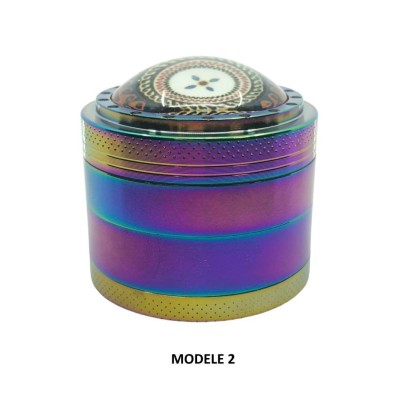 Grinder ZORR Rainbow Epoxy 50mm | 4 Parties | 3 Modèles | Kana Pharma