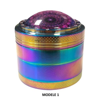 Grinder ZORR Rainbow Epoxy 50mm | 4 Parties | 3 Modèles | Kana Pharma