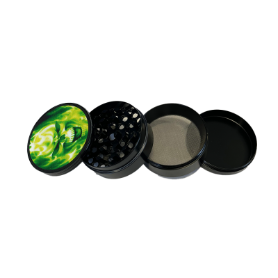 Grinder Green Skulls 50mm FARO - Broyeur 4 Parties | Kana Pharma