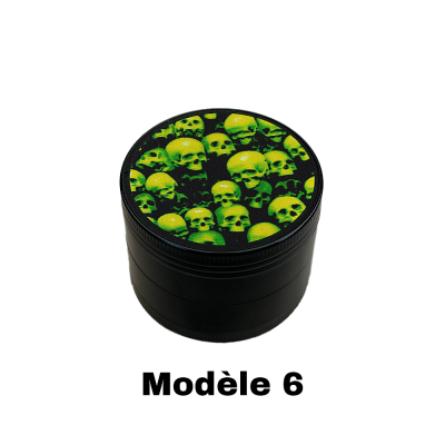 Grinder Green Skulls 50mm FARO - Broyeur 4 Parties | Kana Pharma