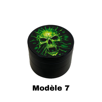 Grinder Green Skulls 50mm FARO - Broyeur 4 Parties | Kana Pharma