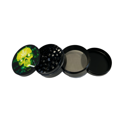 Grinder Green Skulls 50mm FARO - Broyeur 4 Parties | Kana Pharma
