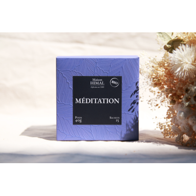 Tisane CBD Bio Méditation Maison Himal | 19mg CBD sans THC | Kana Pharma