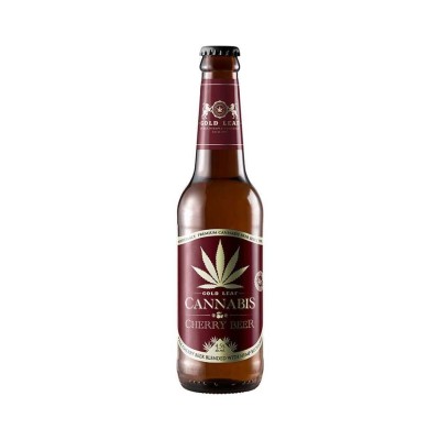 Bière CBD Cerise Amsterdam Gold Leaf 33cl - Saveur Unique | Kana Pharma