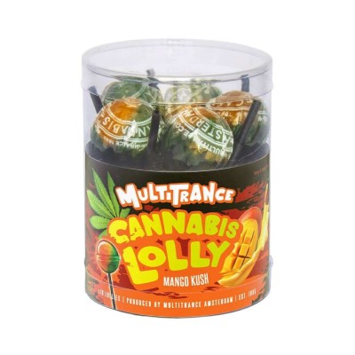Sucettes Cannabis Mangue MULTITRANCE x10 | Sans THC | Kana Pharma