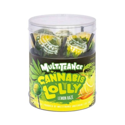 Sucettes Cannabis Citron x10 Multitrance | Sans THC | Kana Pharma