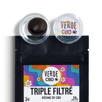 Résine CBD Triple Filtré 3g Verde CBD | 13% CBD 45% CBG | Kana Pharma