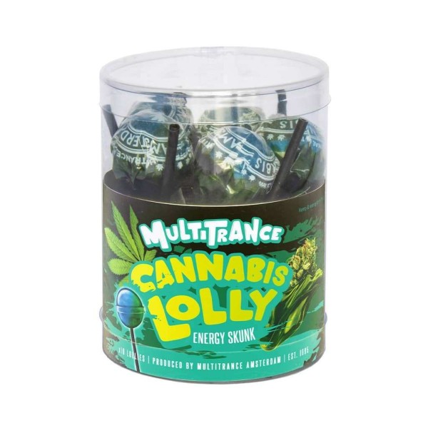Sucette cannabis energy skunk - 10 pcs | MULTITRANCE