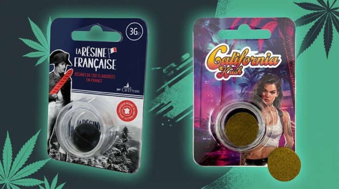 Résine cbd petit format
